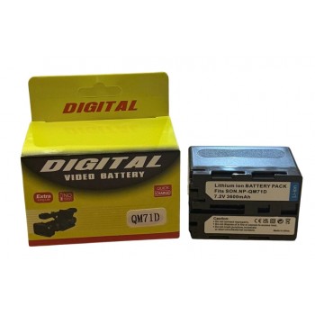 Аккумулятор Sony NP-QM71D Digital с индикатором