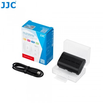 JJC B-LPE6PTC Аккумулятор с встроенным портом USB Type-C с кабелем Type-C