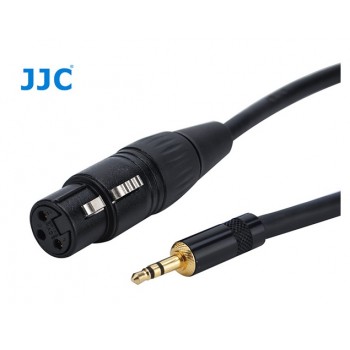 Кабельный адаптер JJC CABLE-XLR2MSM Cable Adapter with 3.5mm mini audio input Mono Microphones with 3-pin XLR output