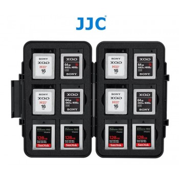 JJC JCR-CFBST36 Кейс для 12 карт CFexpress Type-B / XQD и 24 карты microSD