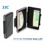 JJC JCR-WA1 Блокирующий RFID-кошелек для банковская карта и деньги 