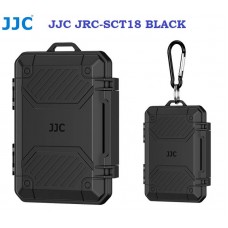 JJC JRC-SCT18 Водонепроницаемый кейс для 8 карт SD/4 карт CFexpress Type-A/4 карт microSD и 2 карт nano-SIM