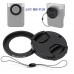 JJC RN-V10 Filter adaptor & Lens cap kit for canon Powershot V10