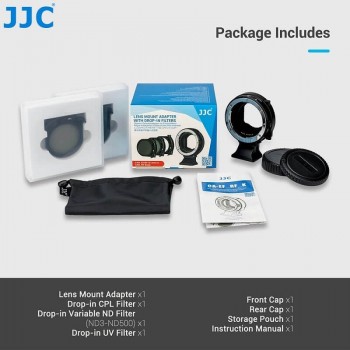 JJC CA-EF_RF_K Replaces Canon Drop-In Filter Mount Adapter EF-EOS R   