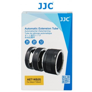 JJC AET-NS(II) Комплект макро удлинительных колец с автофокусом для камер Nikon F Mount
