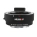 Переходное кольцо VILTROX EF-EOSM с автофокусом для Canon EF/EF-S объективы на Canon EF-M беззеркальные камеры