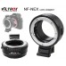 VILTROX NF-NEX для объективов Nikon AI,/AF/ Ai(G)/AI-D на байонет  E-mount крепление камеры Sony и Minolta