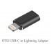 Адаптер Адаптер COMICA  CVM-USBC-LN (OTG USB-C to Lightning Adapter)
