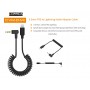 COMICA CVM-D-MI 3.5mm TRS to Ligntning Audio Adapter Cable