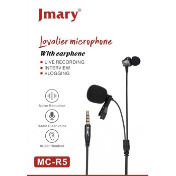 Петличный микрофон Jmary MC-R5 3,5 mini jack
