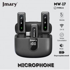 Jmary MW-17 Беспроводной микрофон 2.4GHz для мобильный телефон Тип-С MW-17
