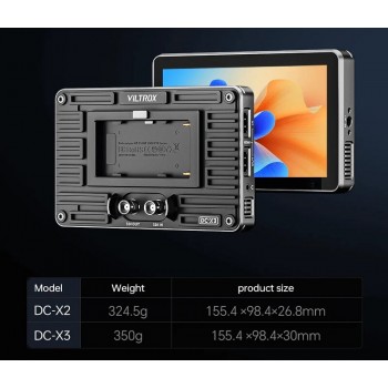 VILTROX DC-X2 6-дюймовый сенсорный монитор камеры 4K
