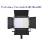 Накамерный свет Professional Video Light LED-540ASRC комплект Сетевой адаптер,пулт и чехол (3200K-5600K, 30W,)