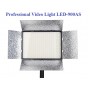 Накамерный свет Professional Video Light LED-900AS комплект Сетевой адаптер,пулт,чехол и ручки  (3200K-5600K, 50W, 4500Lux/1m)