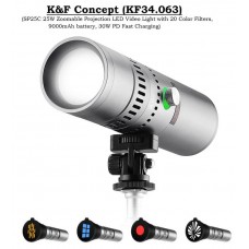 K&F Concept KF34.063 SP25C 25W Zoomable Projection LED Video Light
