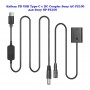 DC coupler Sony AC-FZ100 с Кабель PD USB Type-C  для Sony NP-FZ100