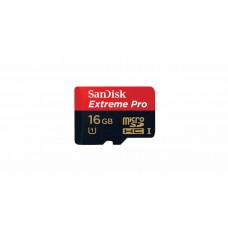 Карта памяти SANDISK Extreme PRO MicroSDHC 16ГБ 95MB/s 633X  (SDSDQXP-016G-X46)