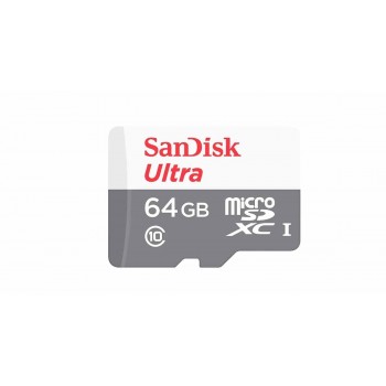 Карта памяти SANDISK ultra MicroSDXC 64ГБ 80MB/s 533X (SDSQUNS-064G-GNMA)
