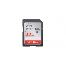 Карта памяти SanDisk Ultra SDHC 32GB Class 10 UHS-I 80MB/s 533X (SDSDUNC-032G-GN6IN)
