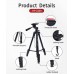 Jmary KP-2209 Black 2-in-1 Monopod & Horizontal Axis Tripod
