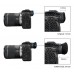 KIWIFOTOS KE-R5 Длинный Наглазник для Canon EOS R6 Mark II, R5C, R5, R6