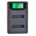Двойное зарядное у-во USB-LCD-LI50B/Pentex D-Li92 Micro и Type-C Dual charger с дисплеем