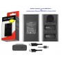 Двойное зарядное у-во DL-DMW BLF19 для аккумуляторов Panasonic DMW-BLF19 и Pentax D-LI90