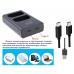 Двойное зарядное у-во DL-DMW BLF19 для аккумуляторов Panasonic DMW-BLF19 и Pentax D-LI90