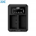 JJC DCH-E6TC Двойное зарядное у-во для Canon LP-E6/E6N/E6NH/E6P 