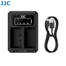 JJC DCH-E6TC Двойное зарядное у-во для Canon LP-E6/E6N/E6NH/E6P