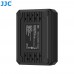 JJC DCH-E6TC Двойное зарядное у-во для Canon LP-E6/E6N/E6NH/E6P 