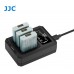 JJC DCH-NB13LTC Тройное зарядное у-во для Canon NB-13L